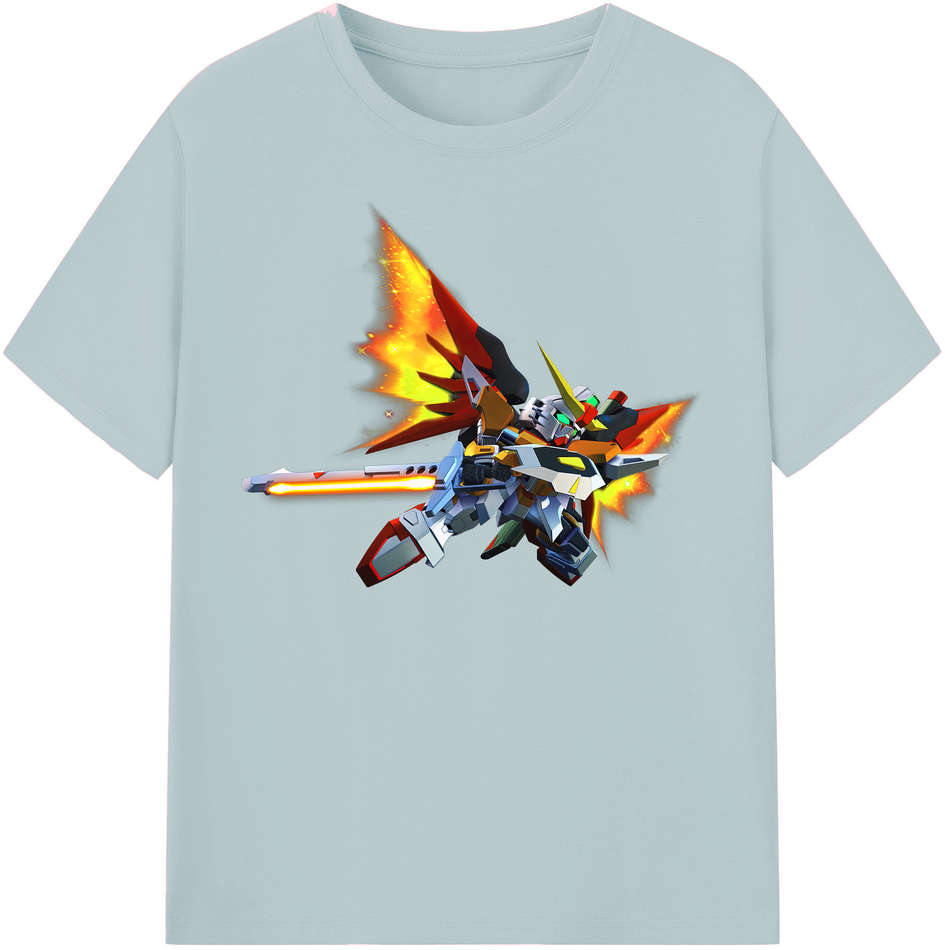 （画像用） 機動戦士ガンダム Mobile Suit Gundam 綿100％半袖Tシャツ（フロントプリント）